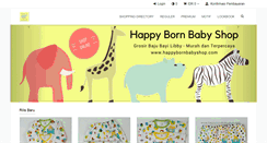 Desktop Screenshot of happybornbabyshop.com